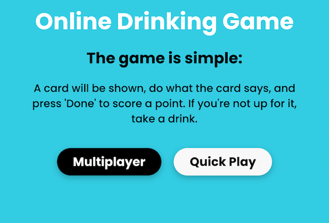 Drunkdeck | Online free drinking game